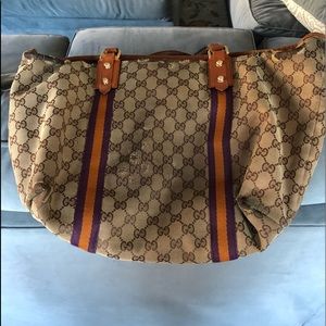 Vintage small Gucci tote bag, authentic